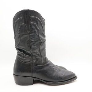 Cuero The Eastwood Men’s 10.5 EE Handcrafted Boots Calf Smokehouse Black